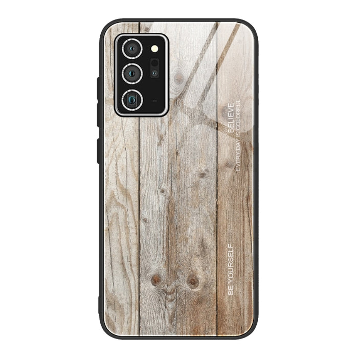 Estuche protector de vidrio de grano de madera, For Samsung Galaxy S20, For Samsung Galaxy S20 Plus, For Samsung Galaxy S20 Ultra, For Samsung Galaxy S20 FE, For Samsung Galaxy S21 5G, For Samsung Galaxy S21 Plus, For Samsung Galaxy S21 Ultra 5G       ...
