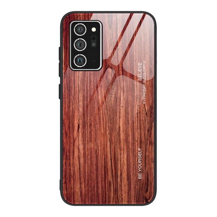 Estuche protector de vidrio de grano de madera, For Samsung Galaxy S20, For Samsung Galaxy S20 Plus, For Samsung Galaxy S20 Ultra, For Samsung Galaxy S20 FE, For Samsung Galaxy S21 5G, For Samsung Galaxy S21 Plus, For Samsung Galaxy S21 Ultra 5G       ...