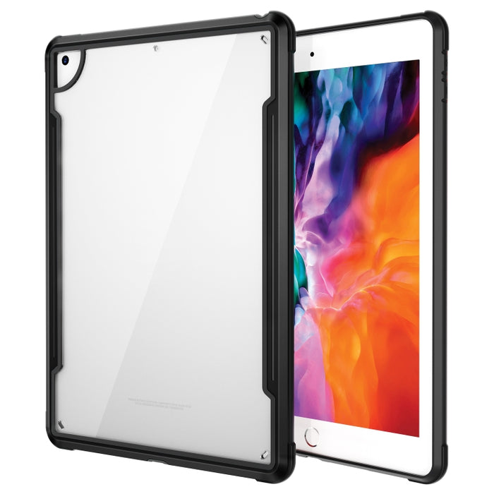 iPAKY Thunder Series Marco de aluminio + Parachoques de TPU + Estuche transparente para PC a prueba de golpes