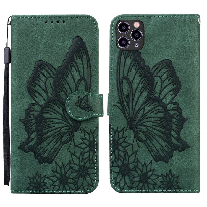 Estuche de cuero con tapa horizontal en relieve de mariposas con sensación de piel retro con soporte y ranuras para tarjetas y billetera, For iPhone 6 / 6s, For iPhone 6 Plus / 6s Plus, For iPhone SE 2022 / SE 2020 / 8 / 7, For iPhone 8 Plus / 7Plus   ...