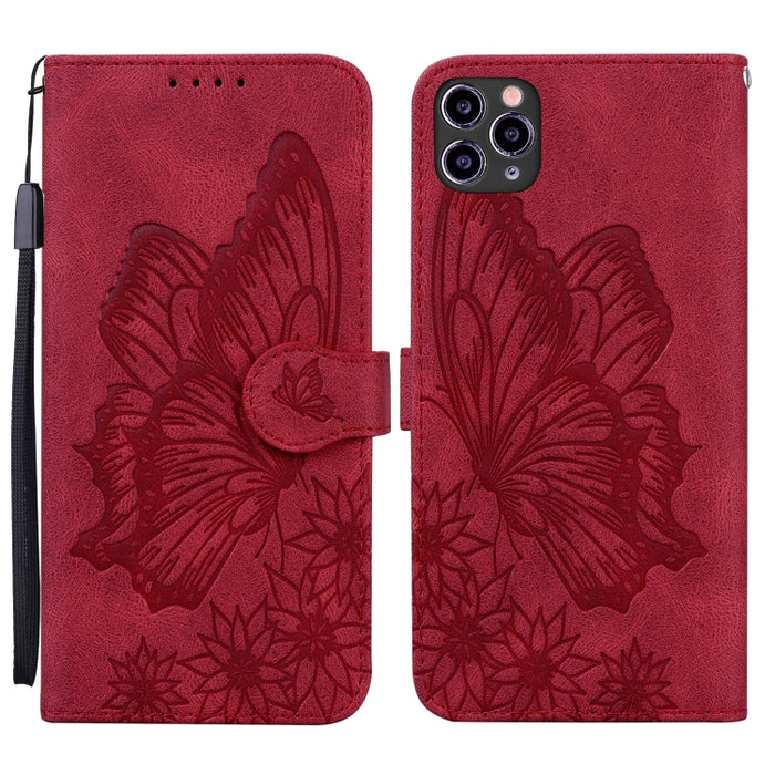 Estuche de cuero con tapa horizontal en relieve de mariposas con sensación de piel retro con soporte y ranuras para tarjetas y billetera, For iPhone 6 / 6s, For iPhone 6 Plus / 6s Plus, For iPhone SE 2022 / SE 2020 / 8 / 7, For iPhone 8 Plus / 7Plus   ...