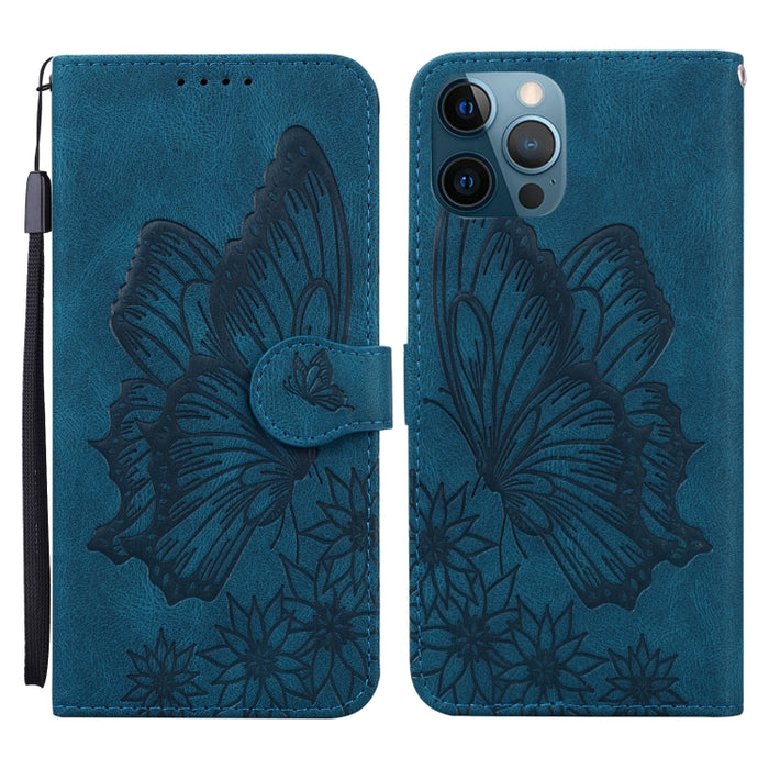 Estuche de cuero con tapa horizontal en relieve de mariposas con sensación de piel retro con soporte y ranuras para tarjetas y billetera, For iPhone 6 / 6s, For iPhone 6 Plus / 6s Plus, For iPhone SE 2022 / SE 2020 / 8 / 7, For iPhone 8 Plus / 7Plus   ...