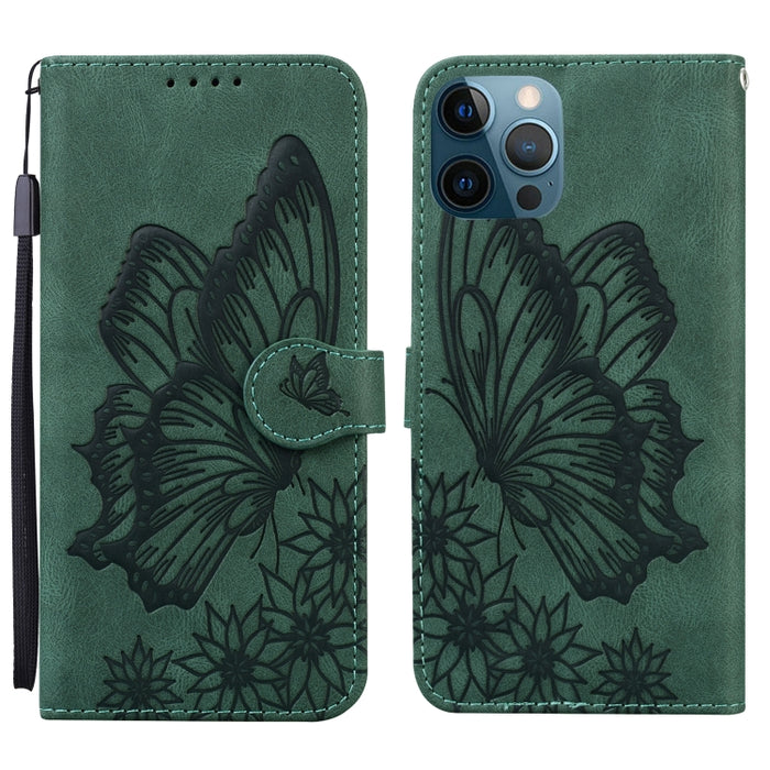 Estuche de cuero con tapa horizontal en relieve de mariposas con sensación de piel retro con soporte y ranuras para tarjetas y billetera, For iPhone 6 / 6s, For iPhone 6 Plus / 6s Plus, For iPhone SE 2022 / SE 2020 / 8 / 7, For iPhone 8 Plus / 7Plus   ...