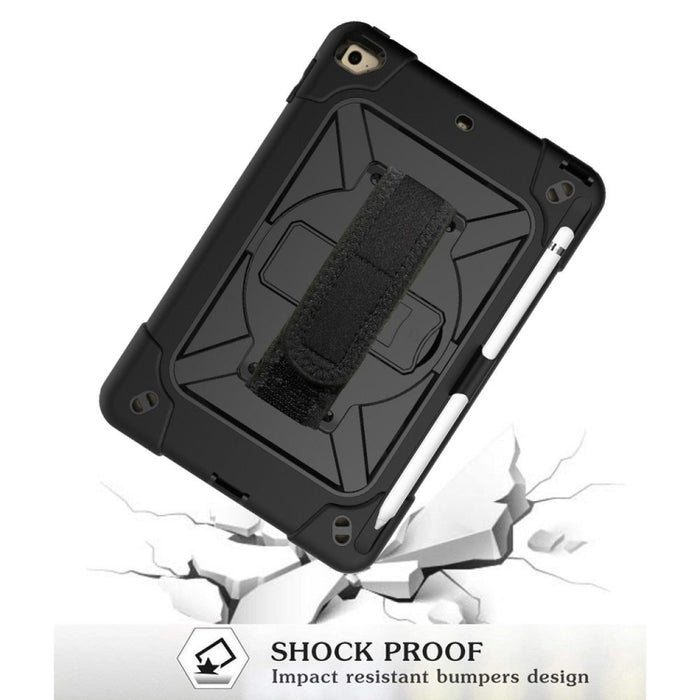 Estuche combinado de silicona + PC de color en contraste con soporte, For iPad mini 3