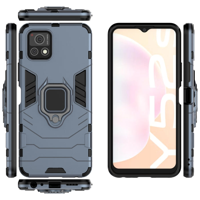 Funda protectora a prueba de golpes de PC + TPU con soporte de anillo magnético, For vivo Y52s 5G, For Xiaomi Mi 11, For Samsung Galaxy A02s(EU Edition)