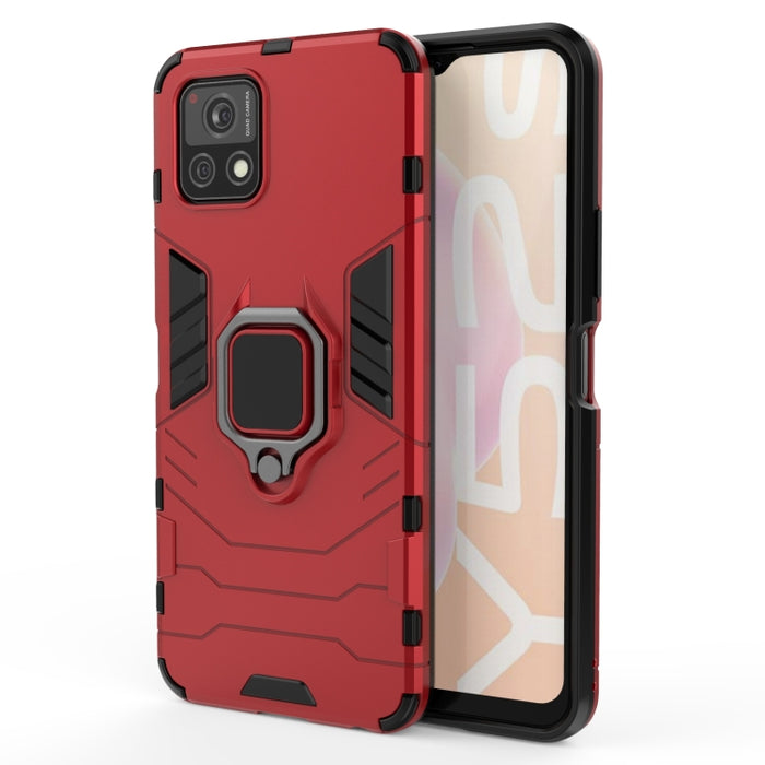 Funda protectora a prueba de golpes de PC + TPU con soporte de anillo magnético, For vivo Y52s 5G, For Xiaomi Mi 11, For Samsung Galaxy A02s(EU Edition)