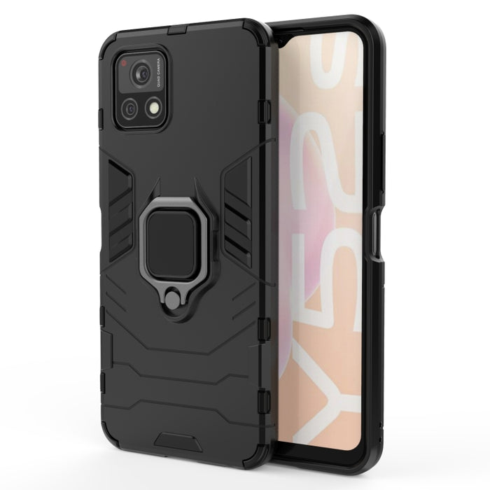 Funda protectora a prueba de golpes de PC + TPU con soporte de anillo magnético, For vivo Y52s 5G, For Xiaomi Mi 11, For Samsung Galaxy A02s(EU Edition)