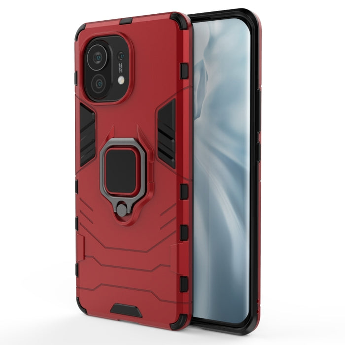 Funda protectora a prueba de golpes de PC + TPU con soporte de anillo magnético, For vivo Y52s 5G, For Xiaomi Mi 11, For Samsung Galaxy A02s(EU Edition)