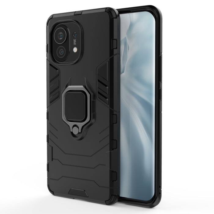 Funda protectora a prueba de golpes de PC + TPU con soporte de anillo magnético, For vivo Y52s 5G, For Xiaomi Mi 11, For Samsung Galaxy A02s(EU Edition)