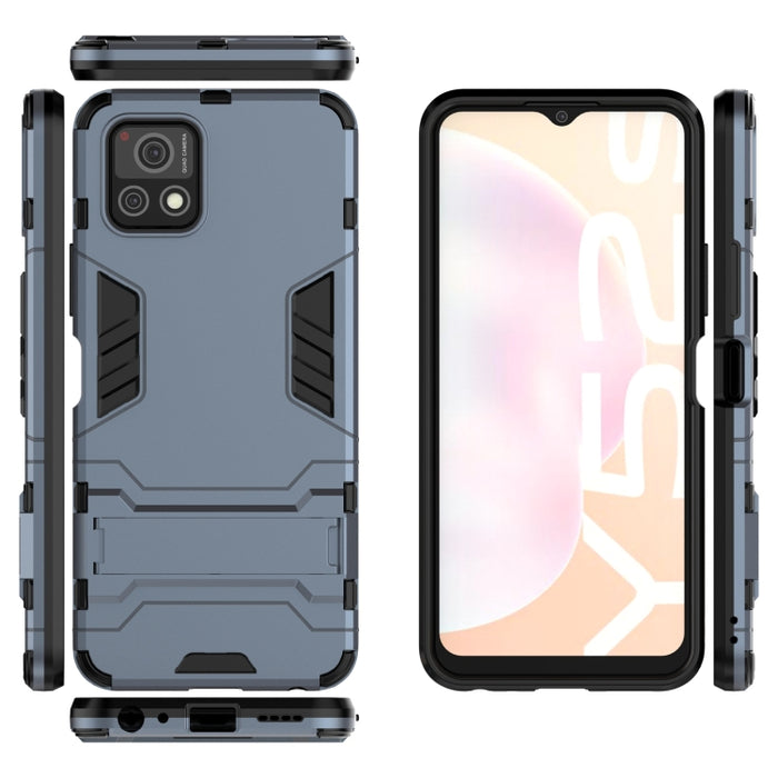Funda protectora PC + TPU a prueba de golpes con soporte, For vivo Y52s 5G, For Xiaomi Mi 11, For Samsung Galaxy A02s(EU Edition)