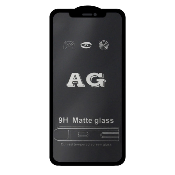 25 PCS AG Película de vidrio templado de cubierta completa esmerilada mate, For iPhone 12 mini, For iPhone 12 / 12 Pro, For iPhone 12 Pro Max