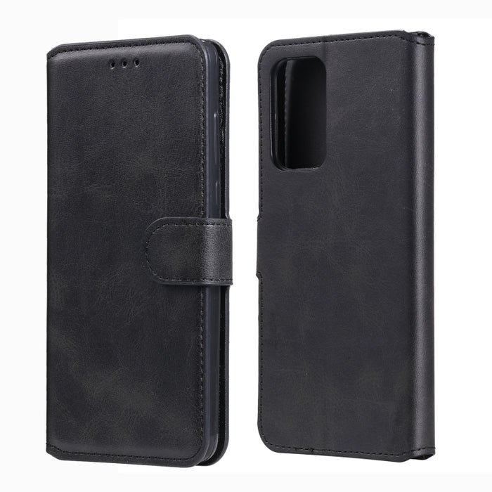 Estuche de cuero con tapa horizontal clásica de PU + TPU con textura de becerro, con soporte y ranuras para tarjetas y billetera, For Samsung Galaxy A12 5G, For Samsung Galaxy A52 5G, For Samsung Galaxy A72 5G / 4G                                      ...