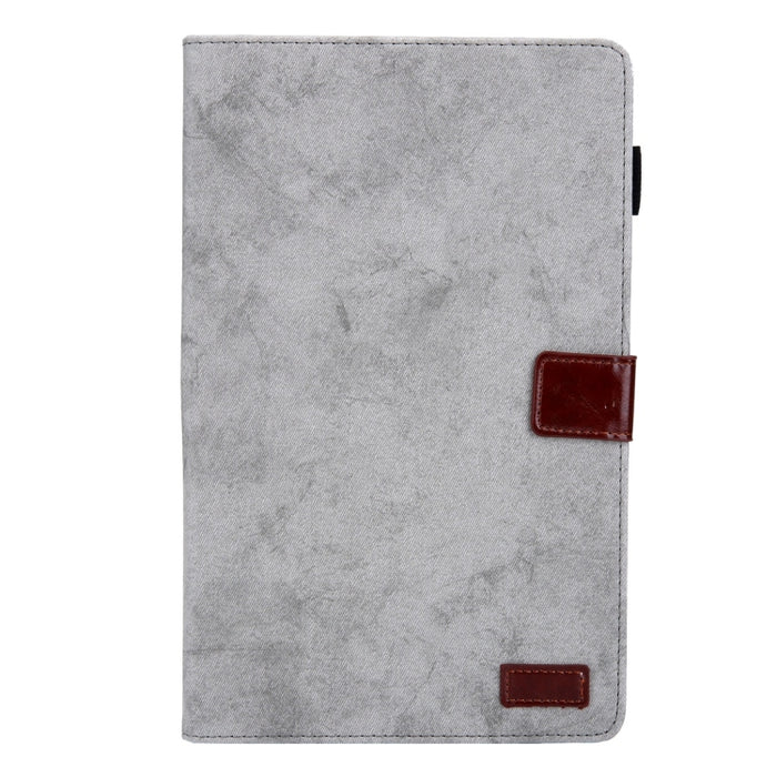 Estuche de cuero con tapa horizontal de estilo comercial, con soporte y ranura para tarjeta y marco de fotos y función de suspensión / activación, For Galaxy Tab A 8.0 & S Pen (2019), For Galaxy Tab A 8.0 (2019) / T290, For Galaxy Tab A 10.1 (2016) / T...