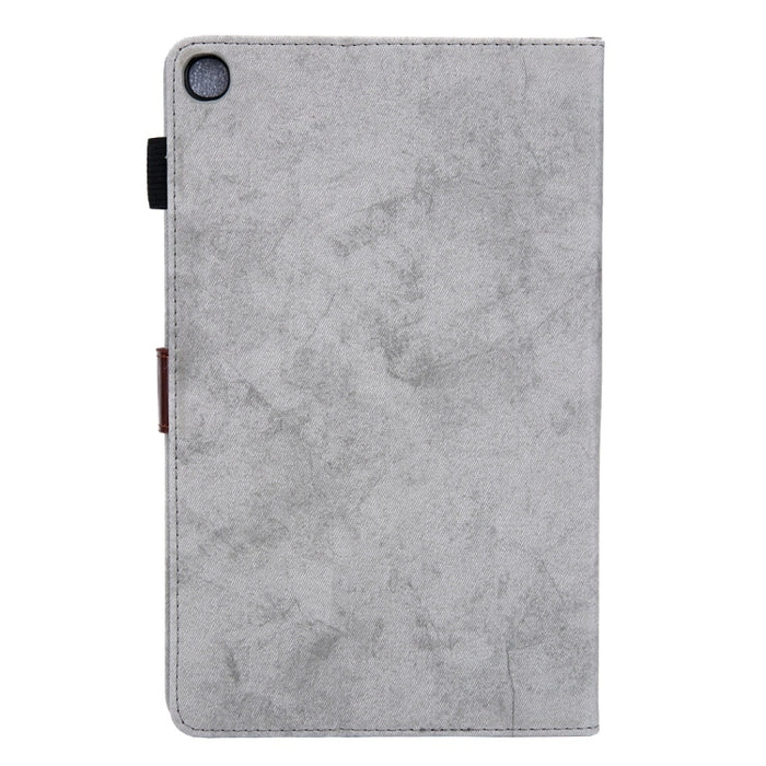 Estuche de cuero con tapa horizontal de estilo comercial, con soporte y ranura para tarjeta y marco de fotos y función de suspensión / activación, For Galaxy Tab A 8.0 & S Pen (2019), For Galaxy Tab A 8.0 (2019) / T290, For Galaxy Tab A 10.1 (2016) / T...