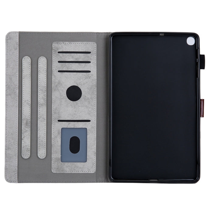 Estuche de cuero con tapa horizontal de estilo comercial, con soporte y ranura para tarjeta y marco de fotos y función de suspensión / activación, For Galaxy Tab A 8.0 & S Pen (2019), For Galaxy Tab A 8.0 (2019) / T290, For Galaxy Tab A 10.1 (2016) / T...