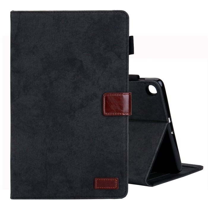 Estuche de cuero con tapa horizontal de estilo comercial, con soporte y ranura para tarjeta y marco de fotos y función de suspensión / activación, For Galaxy Tab A 8.0 & S Pen (2019), For Galaxy Tab A 8.0 (2019) / T290, For Galaxy Tab A 10.1 (2016) / T...