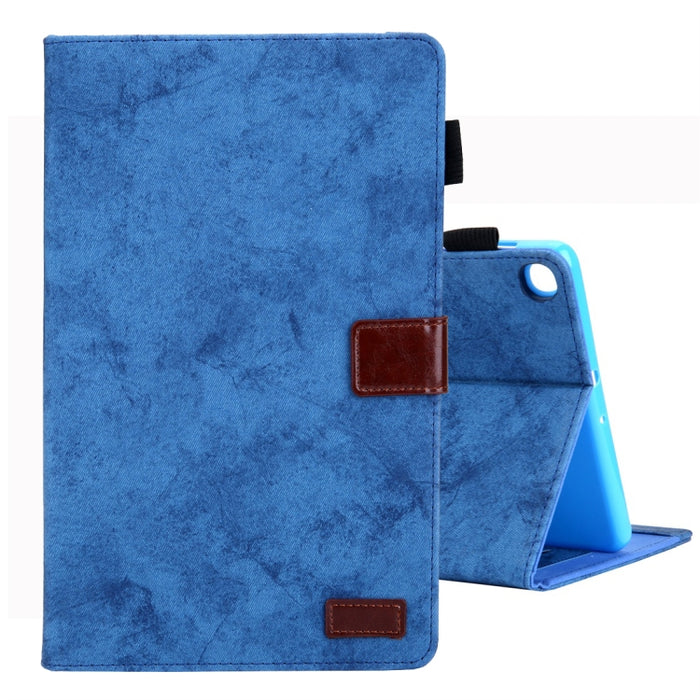 Estuche de cuero con tapa horizontal de estilo comercial, con soporte y ranura para tarjeta y marco de fotos y función de suspensión / activación, For Galaxy Tab A 8.0 & S Pen (2019), For Galaxy Tab A 8.0 (2019) / T290, For Galaxy Tab A 10.1 (2016) / T...