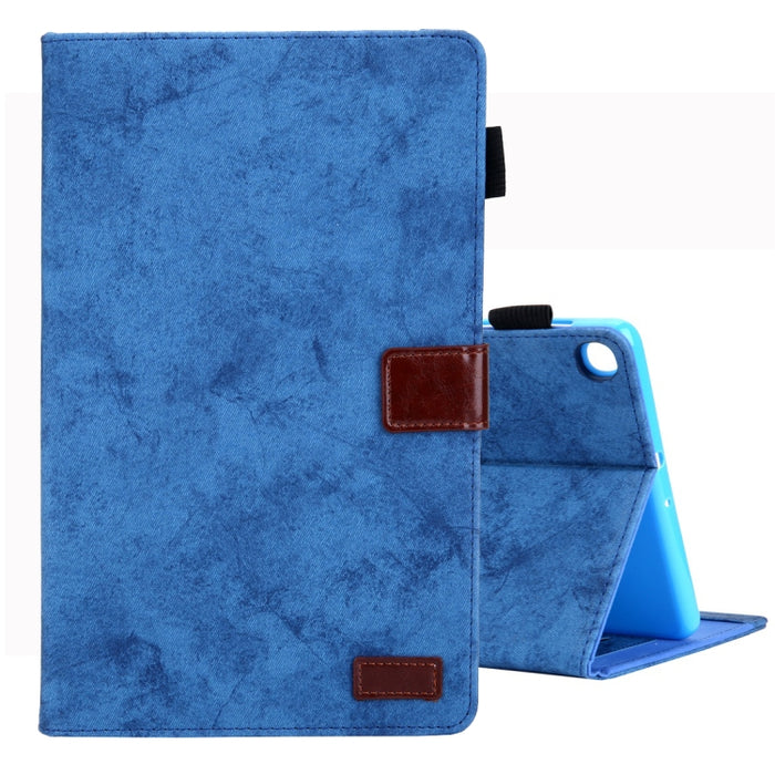 Estuche de cuero con tapa horizontal de estilo comercial, con soporte y ranura para tarjeta y marco de fotos y función de suspensión / activación, For Galaxy Tab A 8.0 & S Pen (2019), For Galaxy Tab A 8.0 (2019) / T290, For Galaxy Tab A 10.1 (2016) / T...