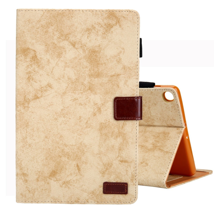 Estuche de cuero con tapa horizontal de estilo comercial, con soporte y ranura para tarjeta y marco de fotos y función de suspensión / activación, For Galaxy Tab A 8.0 & S Pen (2019), For Galaxy Tab A 8.0 (2019) / T290, For Galaxy Tab A 10.1 (2016) / T...