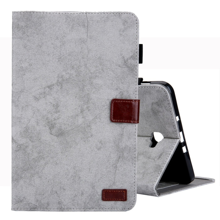Estuche de cuero con tapa horizontal de estilo comercial, con soporte y ranura para tarjeta y marco de fotos y función de suspensión / activación, For Galaxy Tab A 8.0 & S Pen (2019), For Galaxy Tab A 8.0 (2019) / T290, For Galaxy Tab A 10.1 (2016) / T...