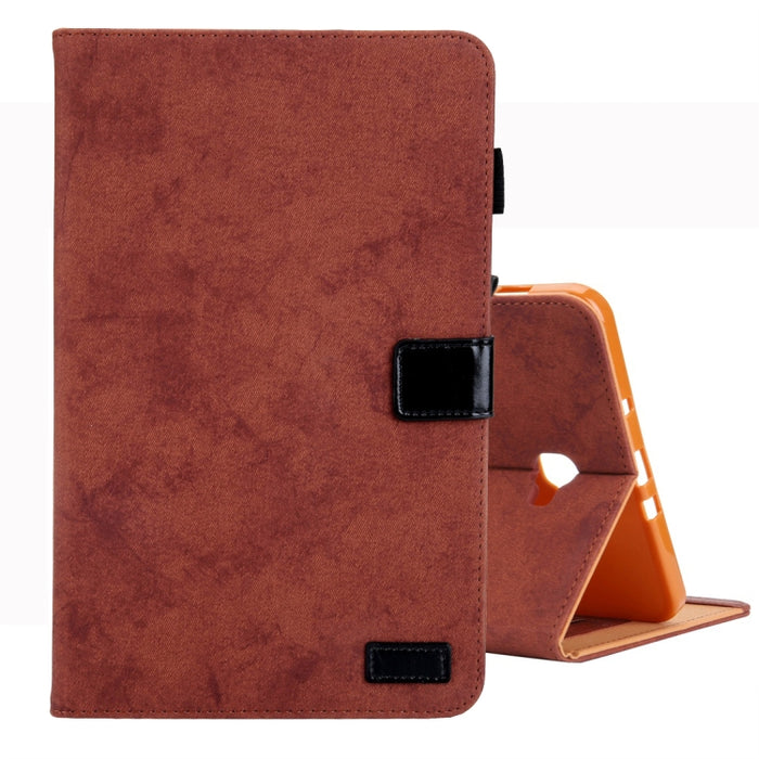 Estuche de cuero con tapa horizontal de estilo comercial, con soporte y ranura para tarjeta y marco de fotos y función de suspensión / activación, For Galaxy Tab A 8.0 & S Pen (2019), For Galaxy Tab A 8.0 (2019) / T290, For Galaxy Tab A 10.1 (2016) / T...