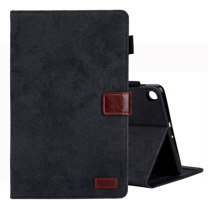 Estuche de cuero con tapa horizontal de estilo comercial, con soporte y ranura para tarjeta y marco de fotos y función de suspensión / activación, For Galaxy Tab A 8.0 & S Pen (2019), For Galaxy Tab A 8.0 (2019) / T290, For Galaxy Tab A 10.1 (2016) / T...