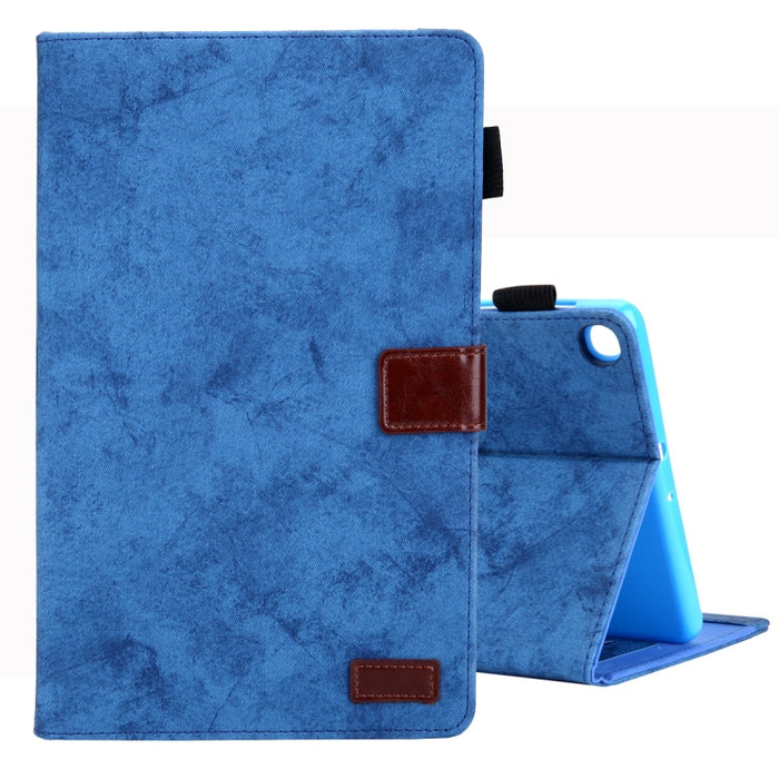 Estuche de cuero con tapa horizontal de estilo comercial, con soporte y ranura para tarjeta y marco de fotos y función de suspensión / activación, For Galaxy Tab A 8.0 & S Pen (2019), For Galaxy Tab A 8.0 (2019) / T290, For Galaxy Tab A 10.1 (2016) / T...