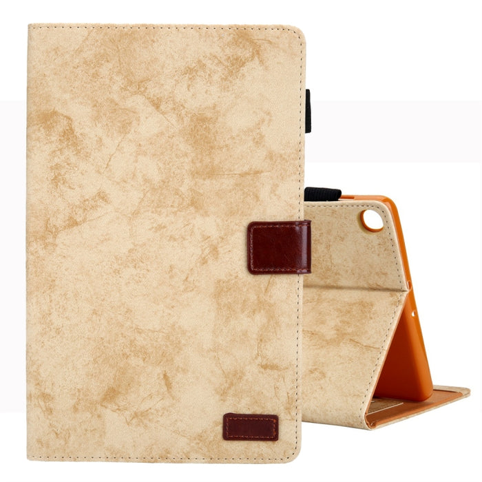 Estuche de cuero con tapa horizontal de estilo comercial, con soporte y ranura para tarjeta y marco de fotos y función de suspensión / activación, For Galaxy Tab A 8.0 & S Pen (2019), For Galaxy Tab A 8.0 (2019) / T290, For Galaxy Tab A 10.1 (2016) / T...