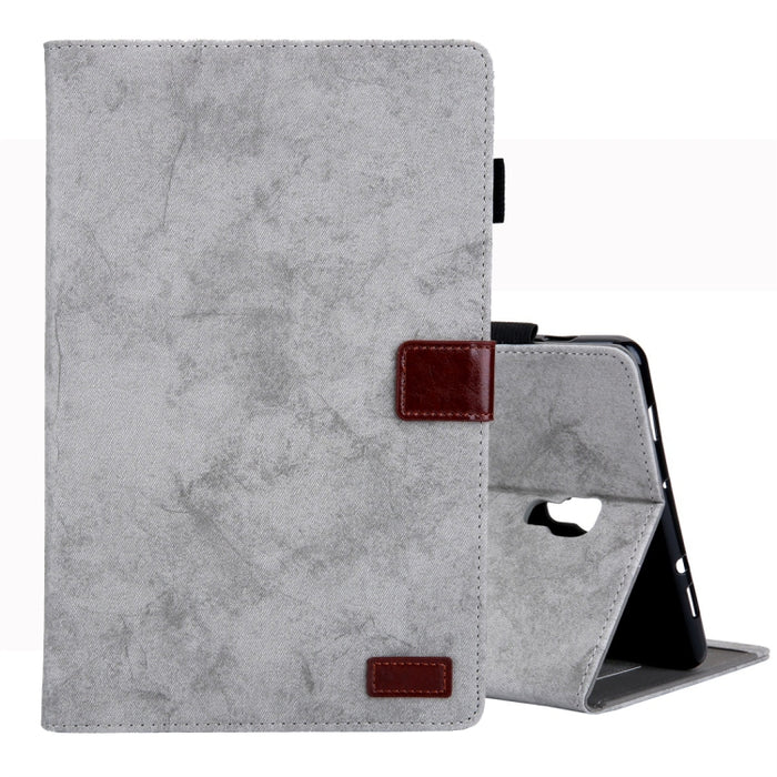 Estuche de cuero con tapa horizontal de estilo comercial, con soporte y ranura para tarjeta y marco de fotos y función de suspensión / activación, For Galaxy Tab A 8.0 & S Pen (2019), For Galaxy Tab A 8.0 (2019) / T290, For Galaxy Tab A 10.1 (2016) / T...