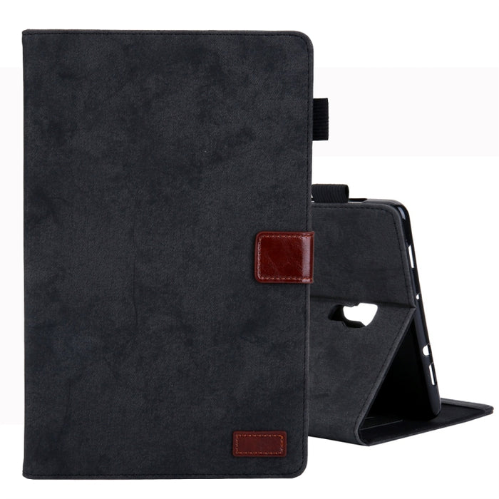 Estuche de cuero con tapa horizontal de estilo comercial, con soporte y ranura para tarjeta y marco de fotos y función de suspensión / activación, For Galaxy Tab A 8.0 & S Pen (2019), For Galaxy Tab A 8.0 (2019) / T290, For Galaxy Tab A 10.1 (2016) / T...