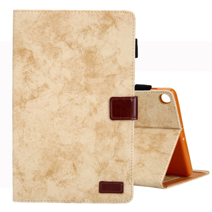 Estuche de cuero con tapa horizontal de estilo comercial, con soporte y ranura para tarjeta y marco de fotos y función de suspensión / activación, For Galaxy Tab A 8.0 & S Pen (2019), For Galaxy Tab A 8.0 (2019) / T290, For Galaxy Tab A 10.1 (2016) / T...