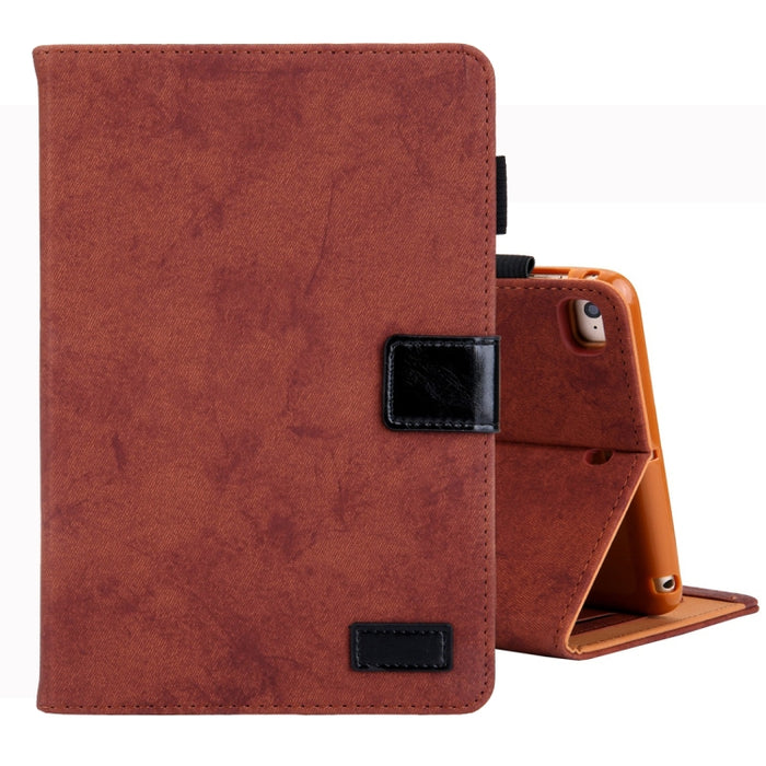 Estuche de cuero con tapa horizontal de estilo comercial, con soporte y ranura para tarjeta y marco de fotos y función de suspensión / activación, For Galaxy Tab A 8.0 & S Pen (2019), For Galaxy Tab A 8.0 (2019) / T290, For Galaxy Tab A 10.1 (2016) / T...