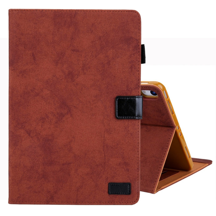 Estuche de cuero con tapa horizontal de estilo comercial, con soporte y ranura para tarjeta y marco de fotos y función de suspensión / activación, For Galaxy Tab A 8.0 & S Pen (2019), For Galaxy Tab A 8.0 (2019) / T290, For Galaxy Tab A 10.1 (2016) / T...