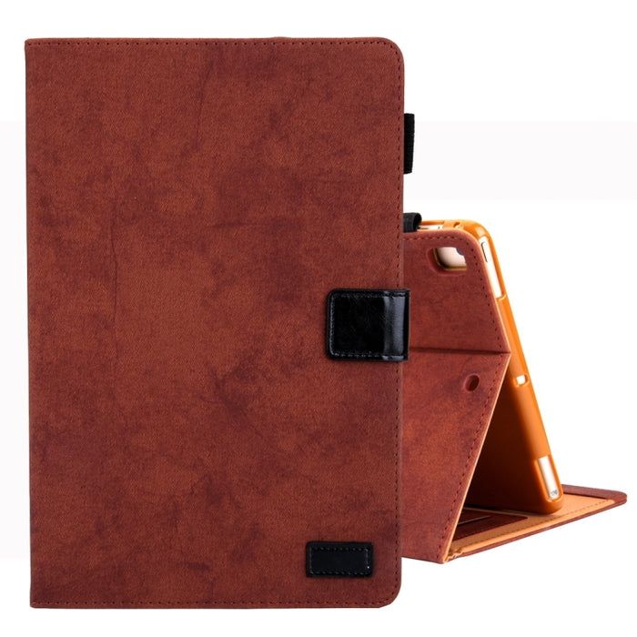 Estuche de cuero con tapa horizontal de estilo comercial, con soporte y ranura para tarjeta y marco de fotos y función de suspensión / activación, For Galaxy Tab A 8.0 & S Pen (2019), For Galaxy Tab A 8.0 (2019) / T290, For Galaxy Tab A 10.1 (2016) / T...