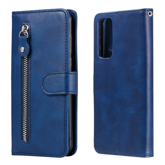 Estuche de cuero con tapa horizontal y cremallera con textura de becerro a la moda con soporte, ranuras para tarjetas y billetera, For OPPO F17 Pro / A93, For OPPO Realme 5 / 5s / C3, For Google Pixel 4a 4G, For Google Pixel 5 XL / Pixel 4a 5G         ...