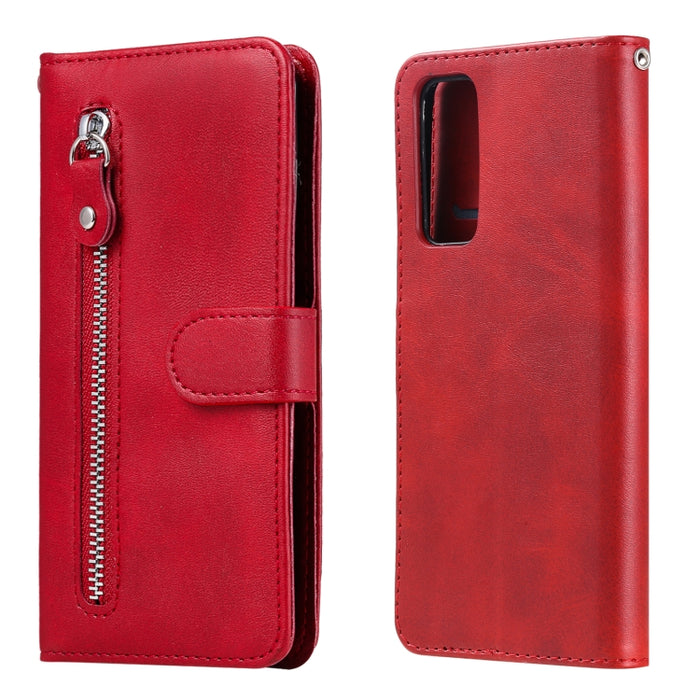 Estuche de cuero con tapa horizontal y cremallera con textura de becerro a la moda con soporte, ranuras para tarjetas y billetera, For OPPO F17 Pro / A93, For OPPO Realme 5 / 5s / C3, For Google Pixel 4a 4G, For Google Pixel 5 XL / Pixel 4a 5G         ...