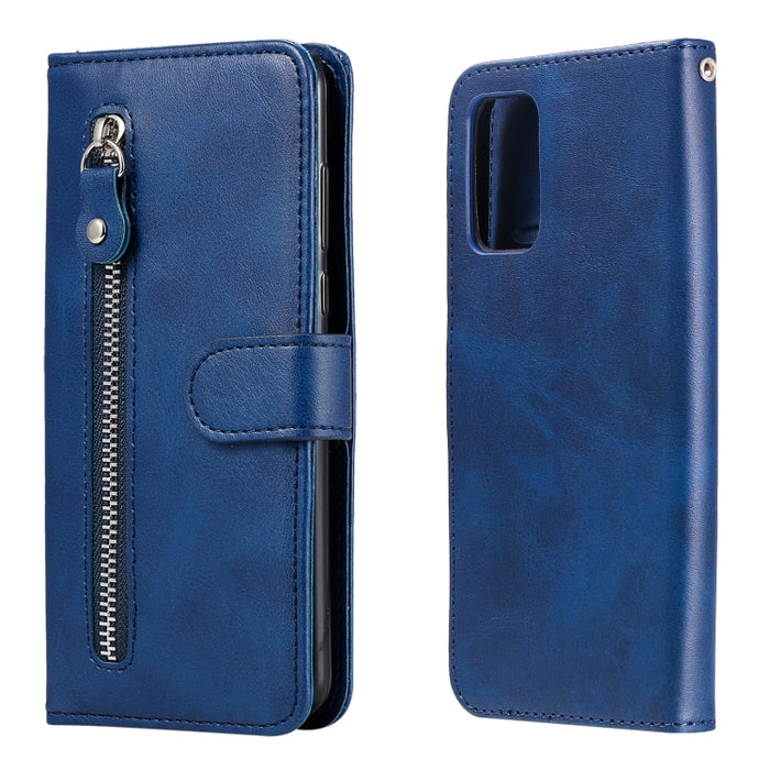 Estuche de cuero con tapa horizontal y cremallera con textura de becerro a la moda con soporte, ranuras para tarjetas y billetera, For OPPO F17 Pro / A93, For OPPO Realme 5 / 5s / C3, For Google Pixel 4a 4G, For Google Pixel 5 XL / Pixel 4a 5G         ...