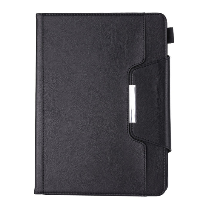 Para iPad 10.2 pulgadas Business Style Funda de cuero con tapa horizontal con soporte y ranura para tarjeta y marco de fotos y billetera