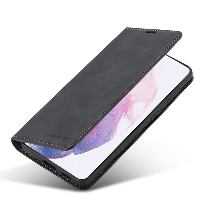 Forwenw Dream Series Oil Edge Fuerte magnetismo Funda de cuero con tapa horizontal con soporte y ranuras para tarjetas y billetera y marco de fotos, For Samsung Galaxy S21 5G, For Samsung Galaxy S21+ 5G, For Samsung Galaxy S21 Ultra 5G                 ...