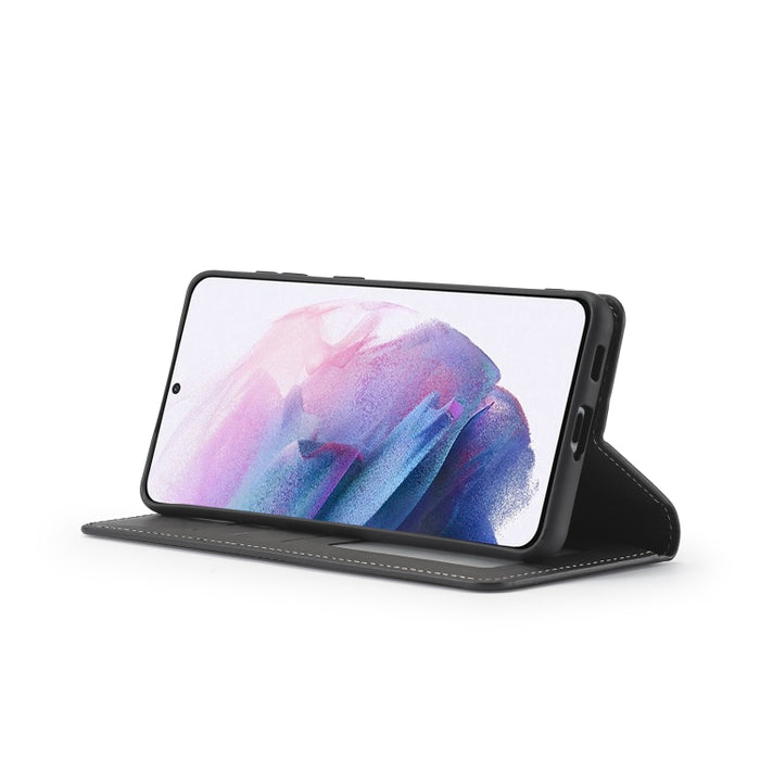 Forwenw Dream Series Oil Edge Fuerte magnetismo Funda de cuero con tapa horizontal con soporte y ranuras para tarjetas y billetera y marco de fotos, For Samsung Galaxy S21 5G, For Samsung Galaxy S21+ 5G, For Samsung Galaxy S21 Ultra 5G                 ...