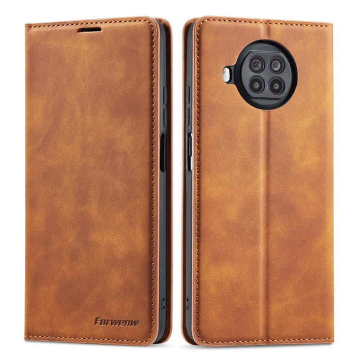 Forwenw Dream Series Oil Edge Fuerte magnetismo Funda de cuero con tapa horizontal con soporte y ranuras para tarjetas y billetera y marco de fotos, For Samsung Galaxy S21 5G, For Samsung Galaxy S21+ 5G, For Samsung Galaxy S21 Ultra 5G                 ...
