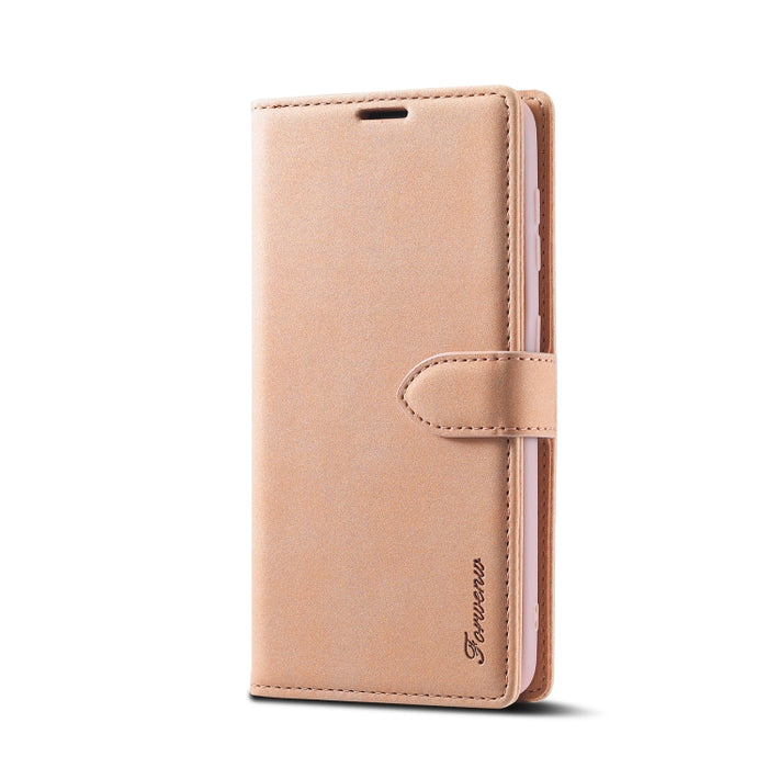 Forwenw F1 Series Matte Strong Magnetism Funda de cuero con tapa horizontal con soporte y ranuras para tarjetas y billetera y marco de fotos, For Samsung Galaxy A12, For Samsung Galaxy A32 5G, For Samsung Galaxy S21 5G, For Samsung Galaxy S21+ 5G      ...
