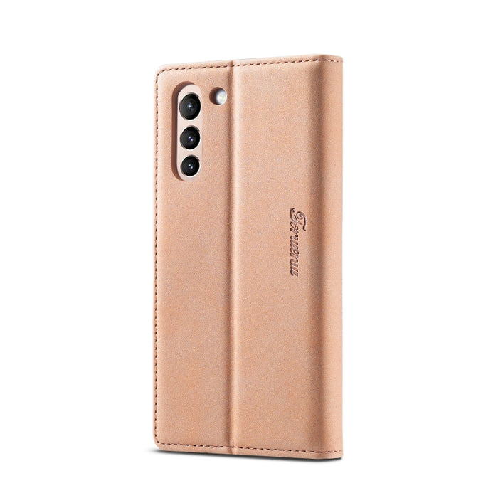 Forwenw F1 Series Matte Strong Magnetism Funda de cuero con tapa horizontal con soporte y ranuras para tarjetas y billetera y marco de fotos, For Samsung Galaxy A12, For Samsung Galaxy A32 5G, For Samsung Galaxy S21 5G, For Samsung Galaxy S21+ 5G      ...