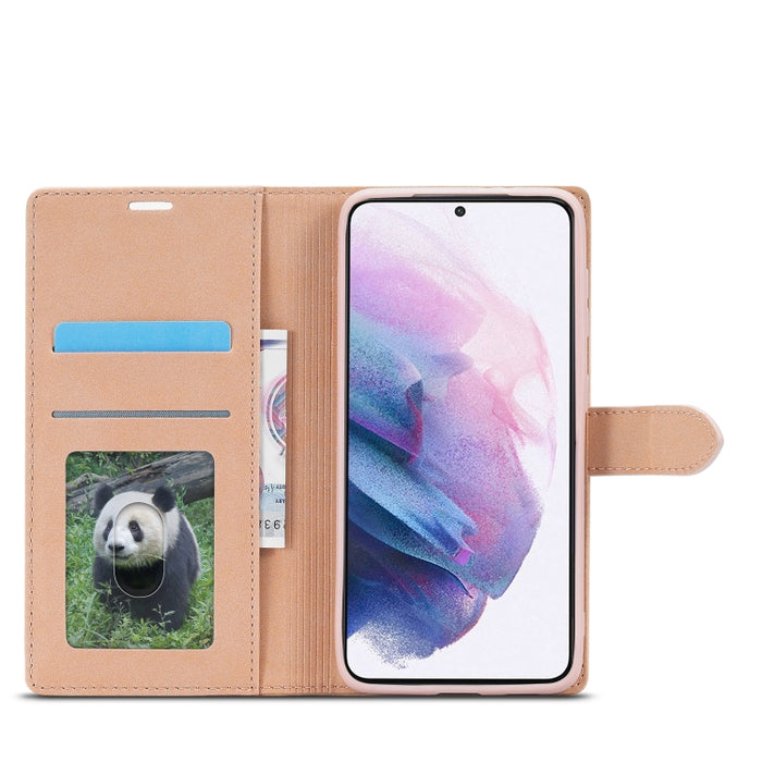 Forwenw F1 Series Matte Strong Magnetism Funda de cuero con tapa horizontal con soporte y ranuras para tarjetas y billetera y marco de fotos, For Samsung Galaxy A12, For Samsung Galaxy A32 5G, For Samsung Galaxy S21 5G, For Samsung Galaxy S21+ 5G      ...