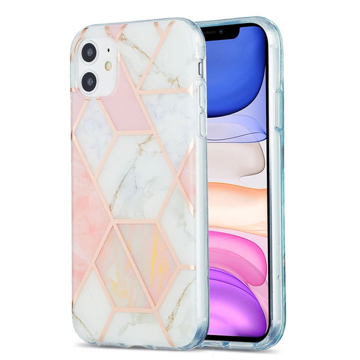 Estuche protector de TPU con patrón de mármol de galvanoplastia 3D