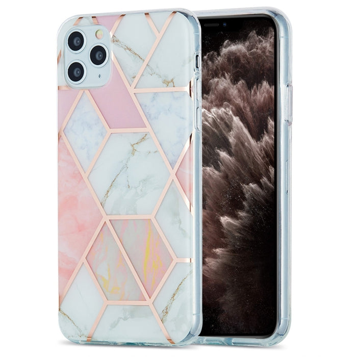 Estuche protector de TPU con patrón de mármol de galvanoplastia 3D