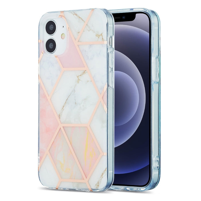 Estuche protector de TPU con patrón de mármol de galvanoplastia 3D