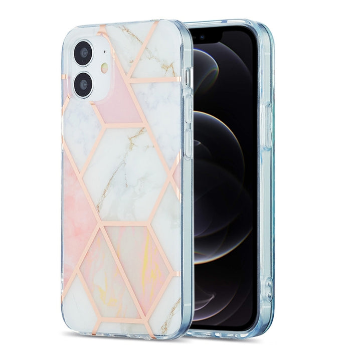 Estuche protector de TPU con patrón de mármol de galvanoplastia 3D