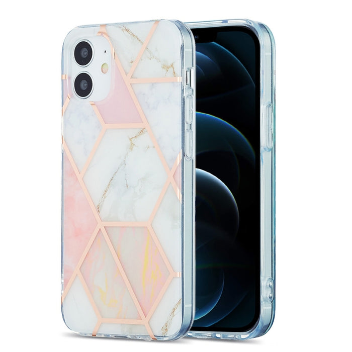 Estuche protector de TPU con patrón de mármol de galvanoplastia 3D