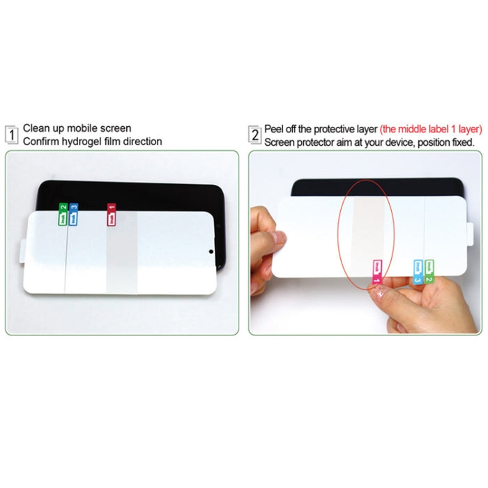 2 uds IMAK 0,15mm Protector de pantalla completa curvado película de hidrogel Protector trasero